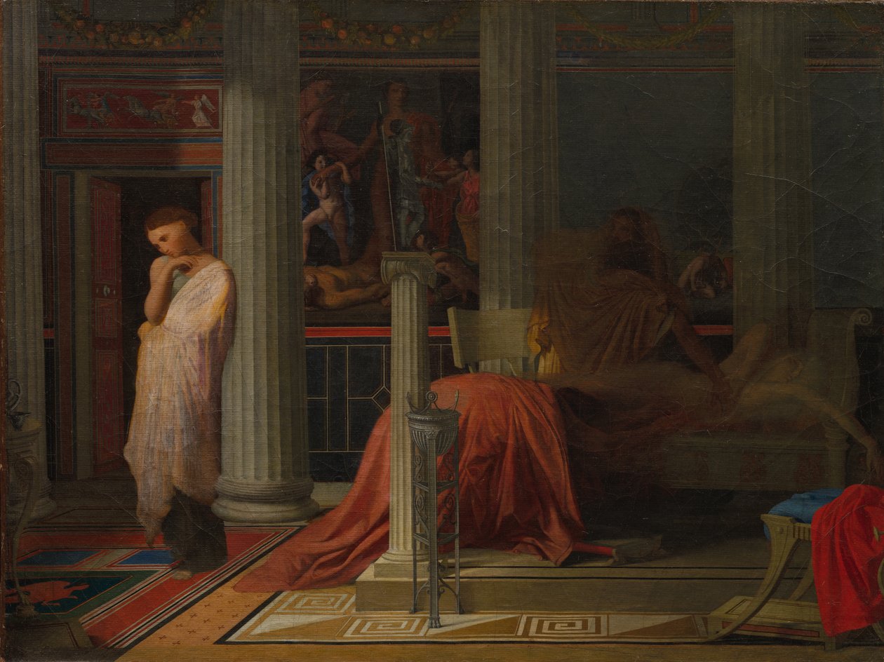 Antioch i Stratonice, c. 1838. autorstwa Jean Auguste Dominique Ingres