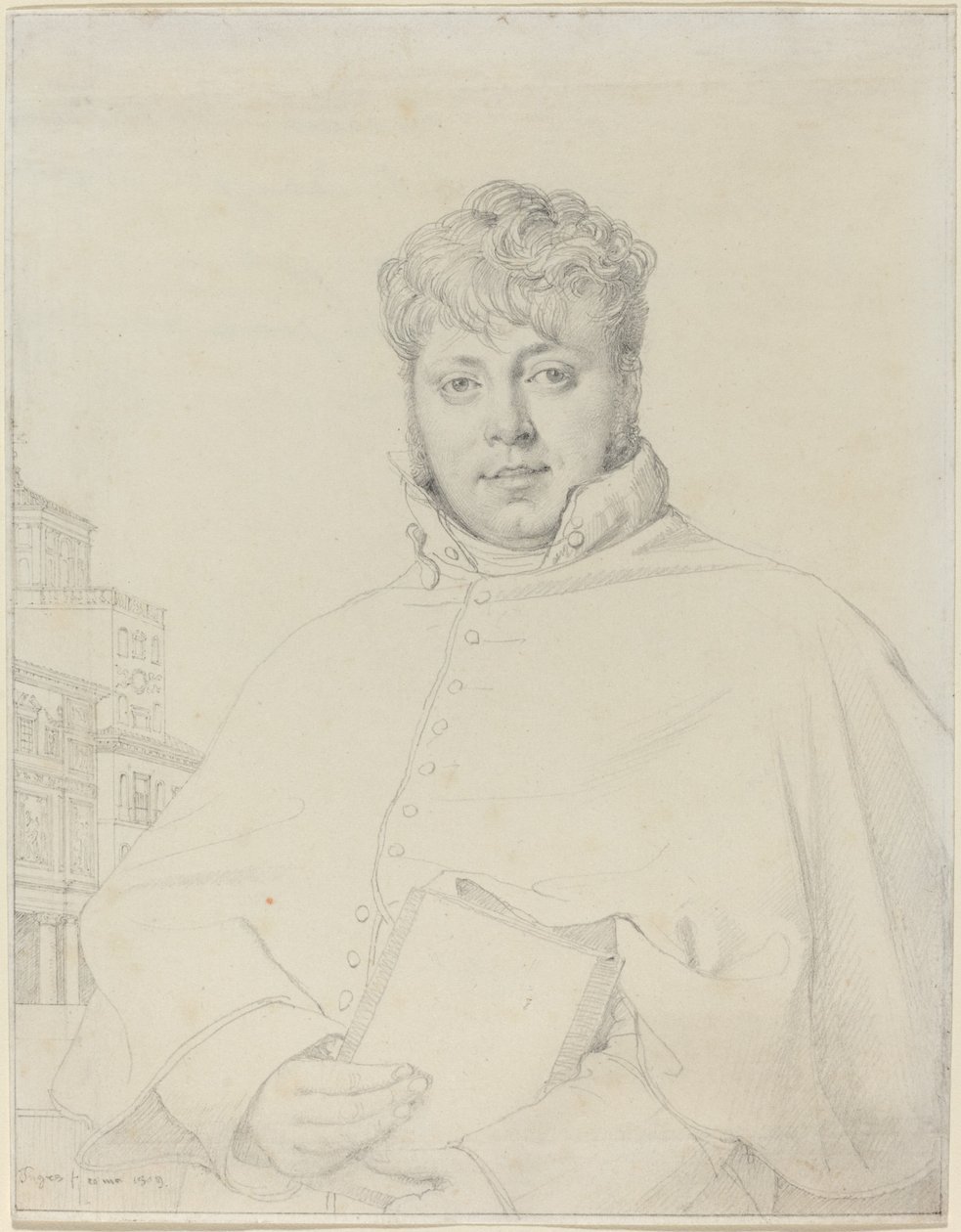 Auguste-Jean-Marie Guenepin autorstwa Jean Auguste Dominique Ingres