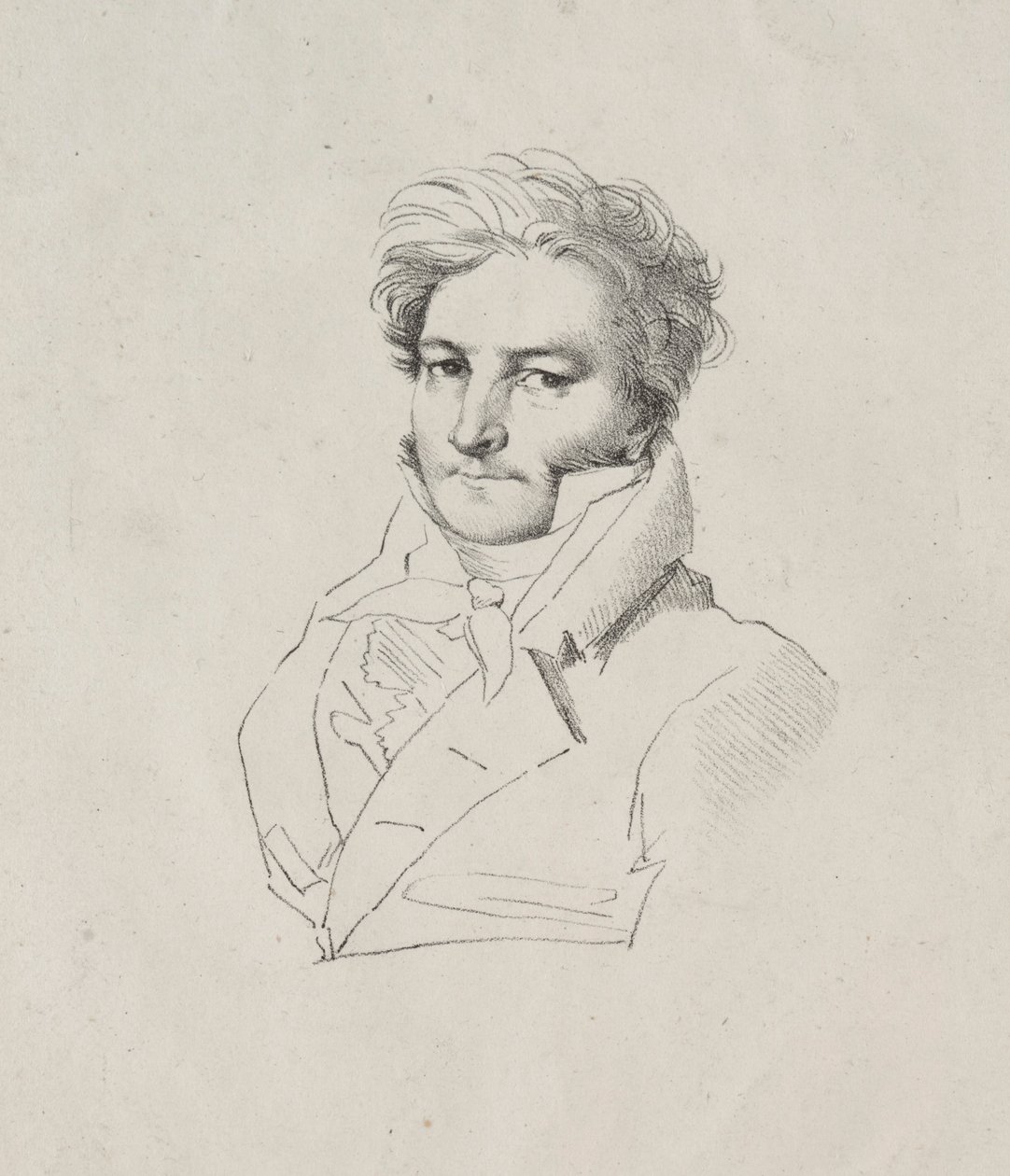 Jacques Marguet de Norvins. autorstwa Jean Auguste Dominique Ingres