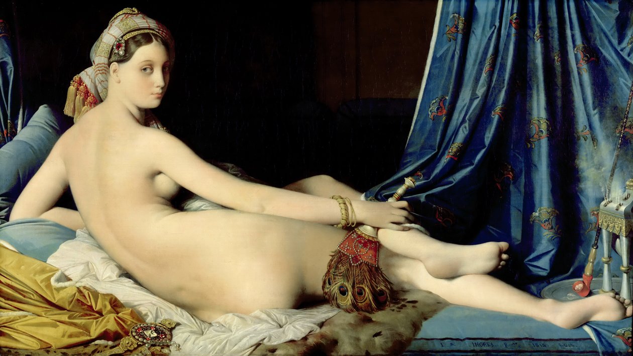 Wielka Odaliska autorstwa Jean Auguste Dominique Ingres