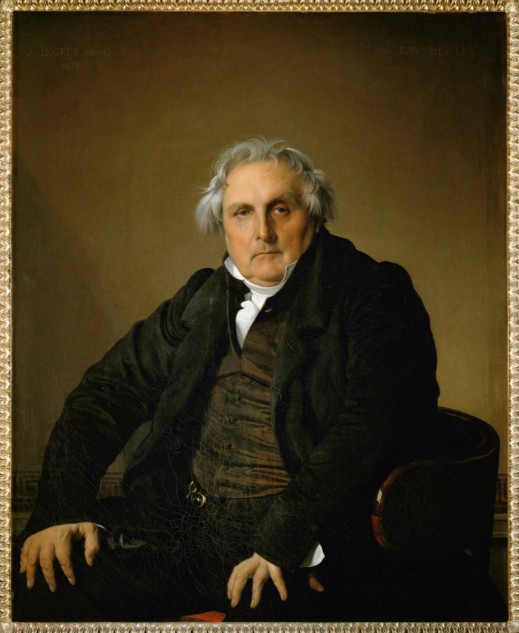 Louis Francois Bertin, wydawca ... autorstwa Jean Auguste Dominique Ingres