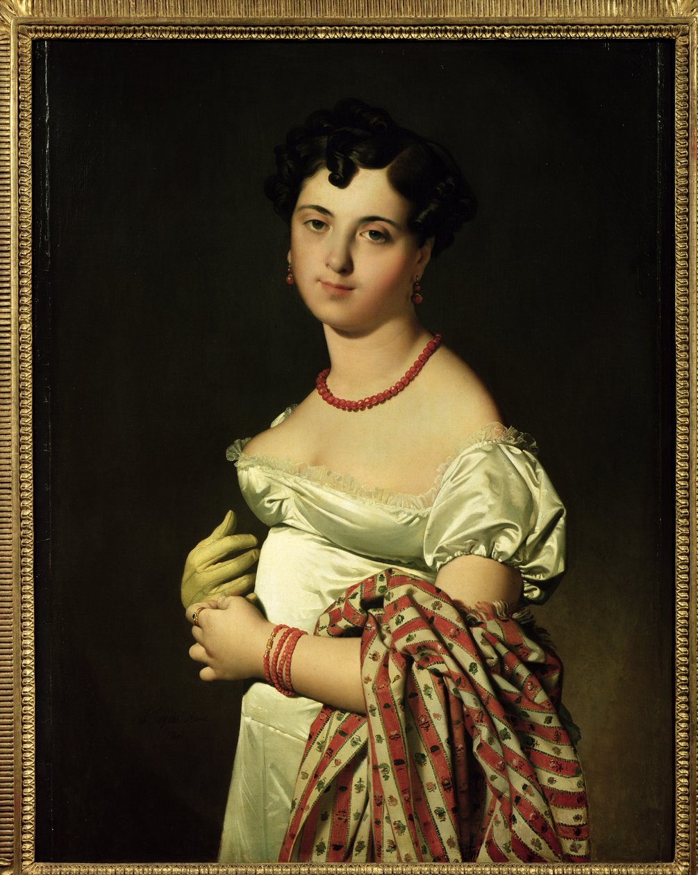 Madame Henri-Philippe-Joseph Panckouke (1787-1865) 1811 autorstwa Jean Auguste Dominique Ingres