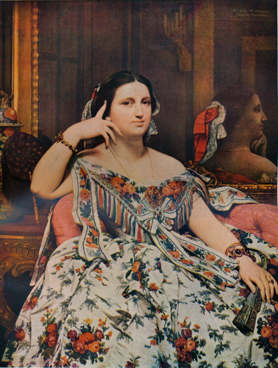 Madame Moitessier, 1856, 1936 autorstwa Jean Auguste Dominique Ingres