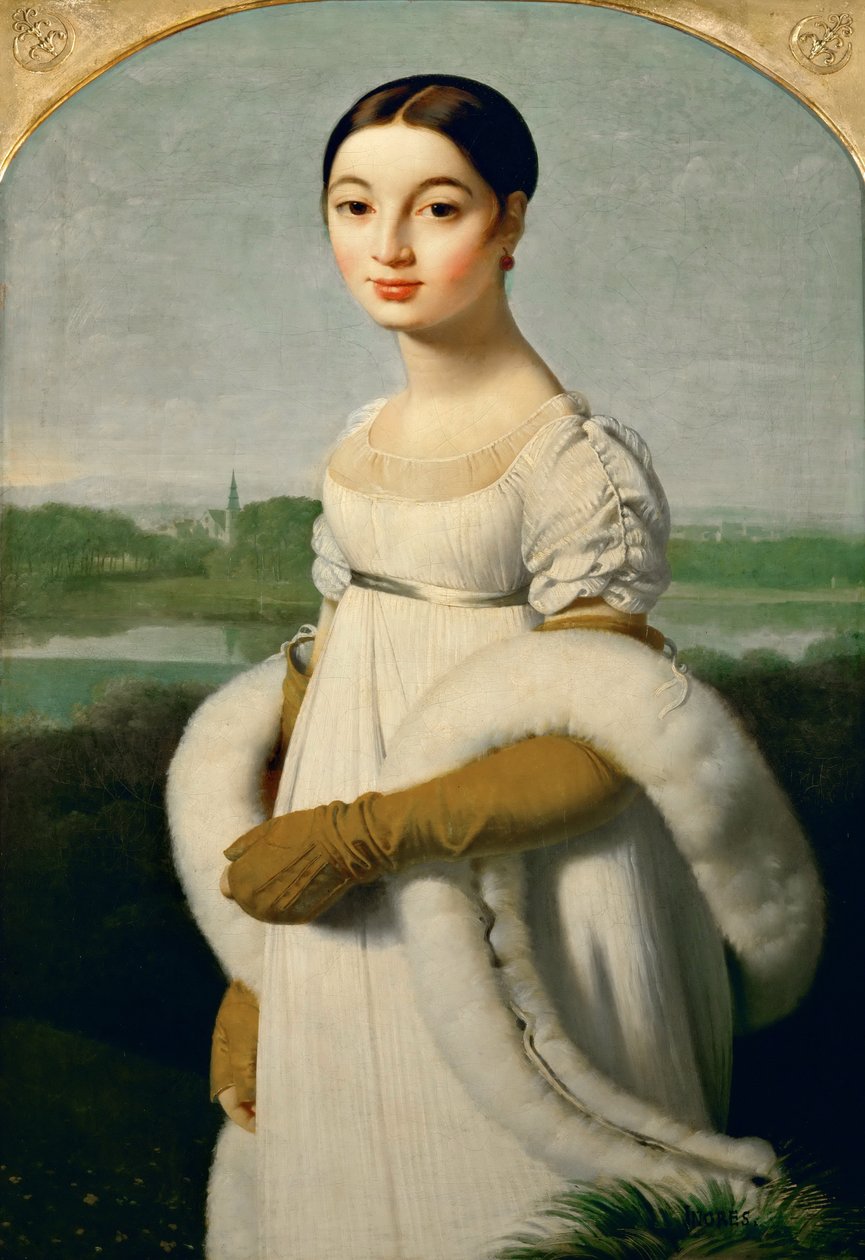 panna Karolina Riviere autorstwa Jean Auguste Dominique Ingres