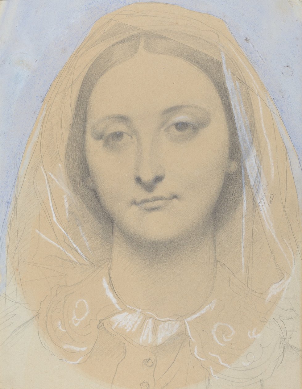 Panna Mary de Borderieux (?) autorstwa Jean Auguste Dominique Ingres