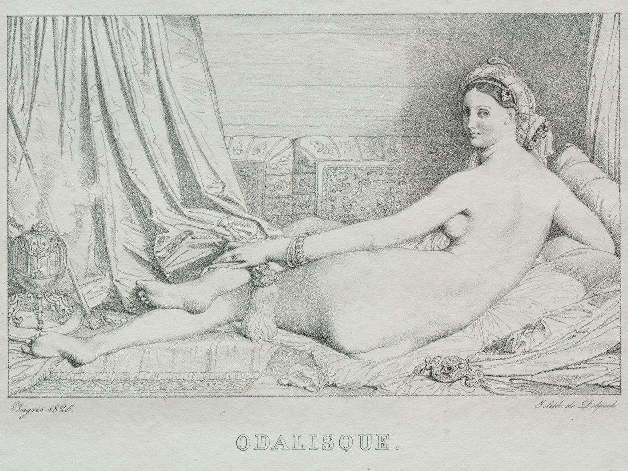 Odaliska, 1825. autorstwa Jean Auguste Dominique Ingres