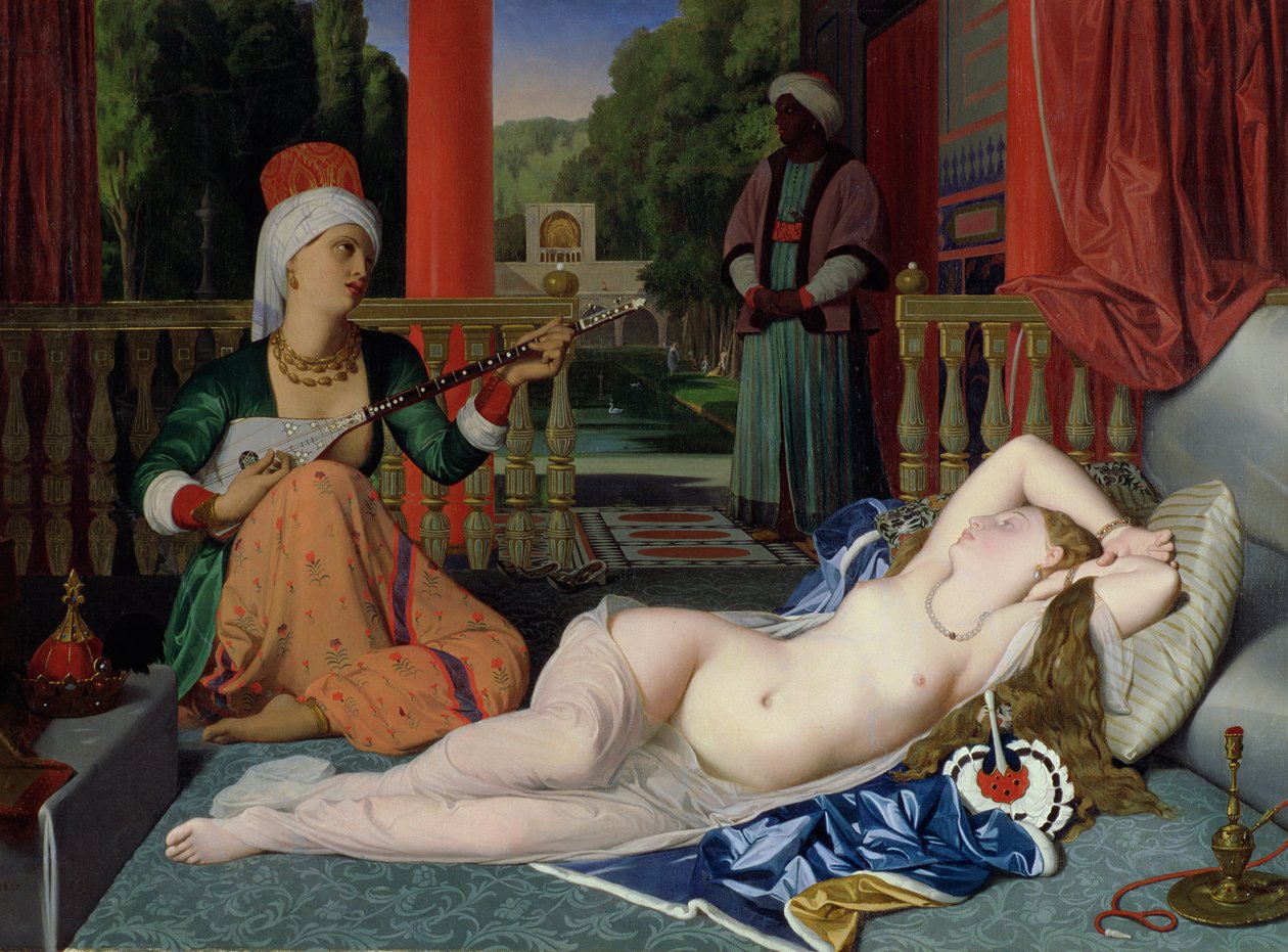 Odalisque z niewolnikiem autorstwa Jean Auguste Dominique Ingres