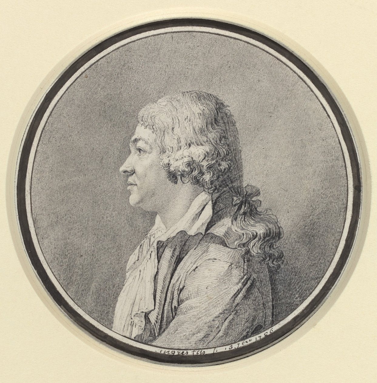 Portret mężczyzny autorstwa Jean Auguste Dominique Ingres