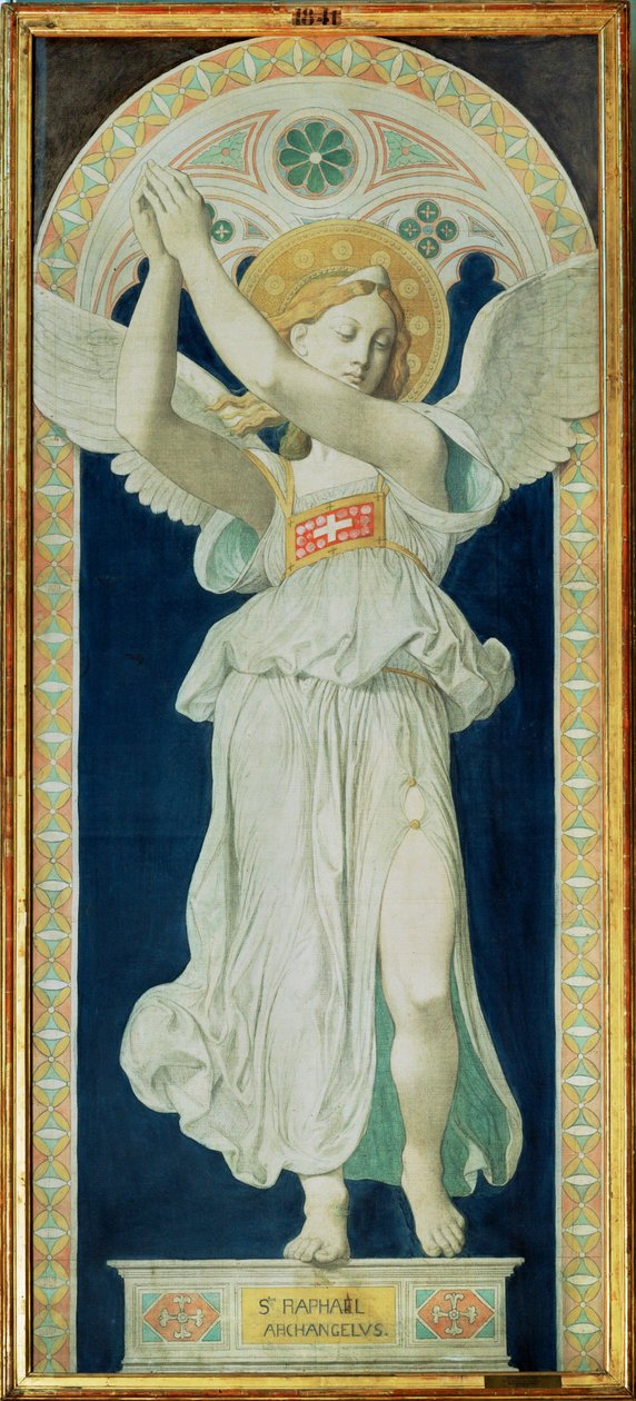 Rafael, Archanioł ... autorstwa Jean Auguste Dominique Ingres
