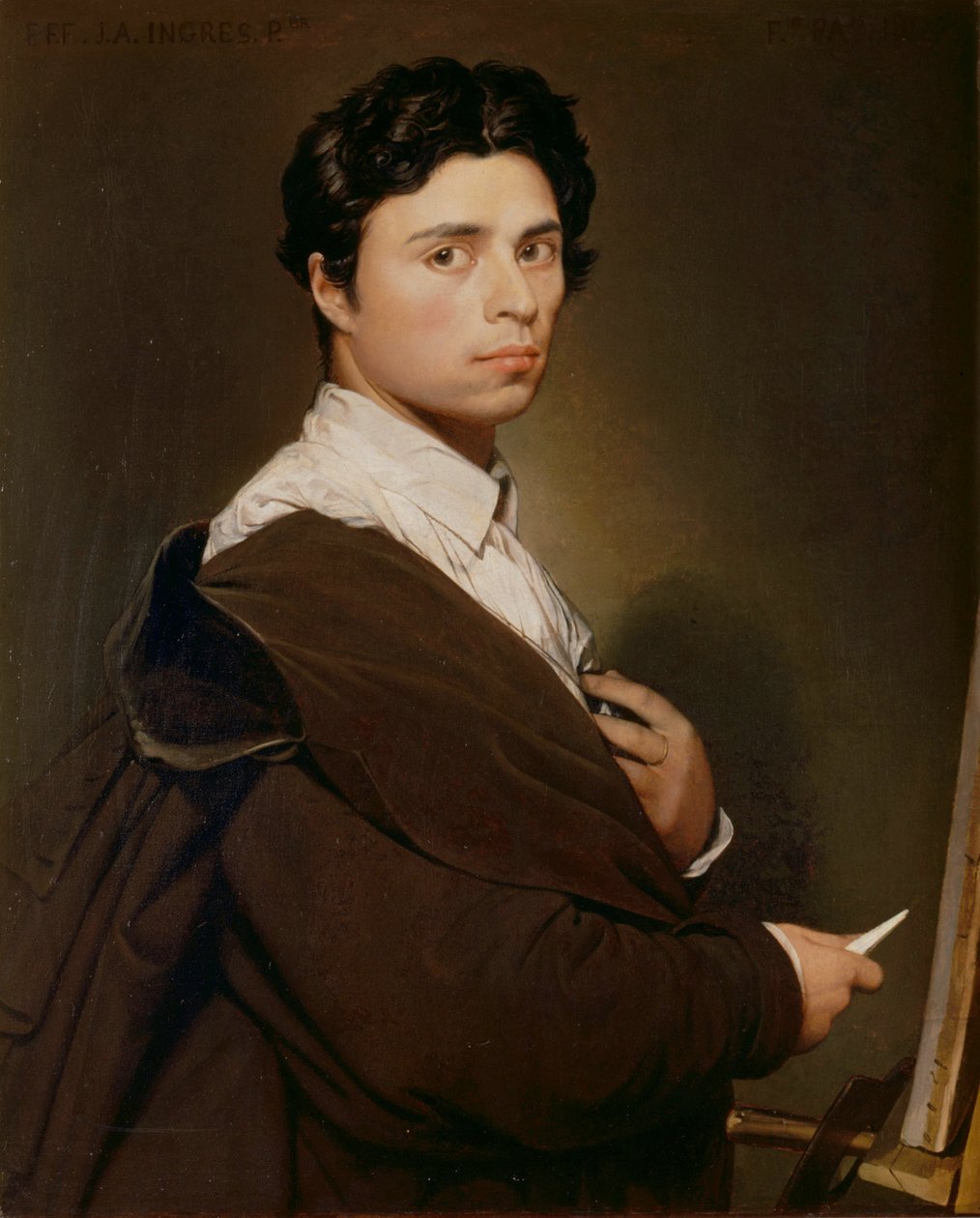 Autoportret, 1804 autorstwa Jean Auguste Dominique Ingres