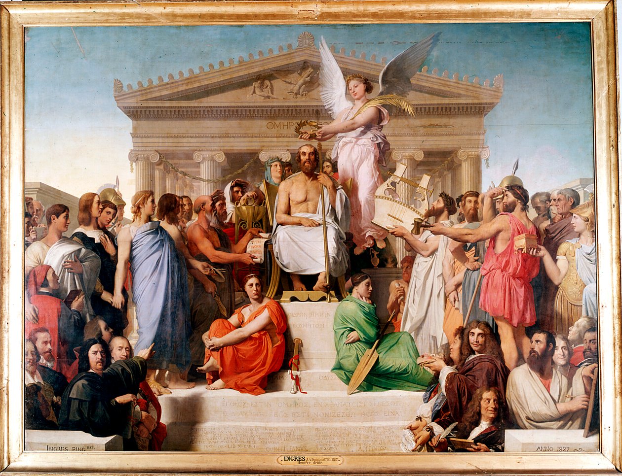 „Apoteoza Homera”, 1827 r. autorstwa Jean Auguste Dominique Ingres