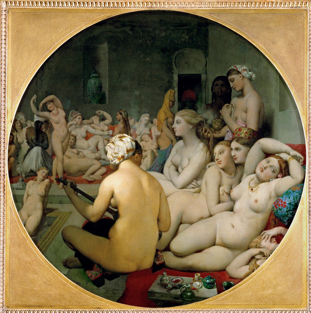 Łaźnia turecka ... autorstwa Jean Auguste Dominique Ingres