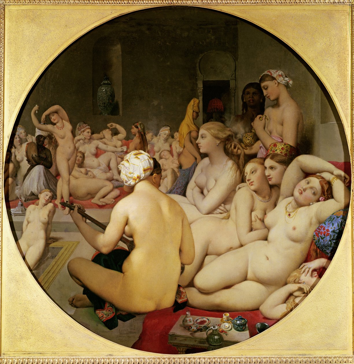Łaźnia turecka autorstwa Jean Auguste Dominique Ingres