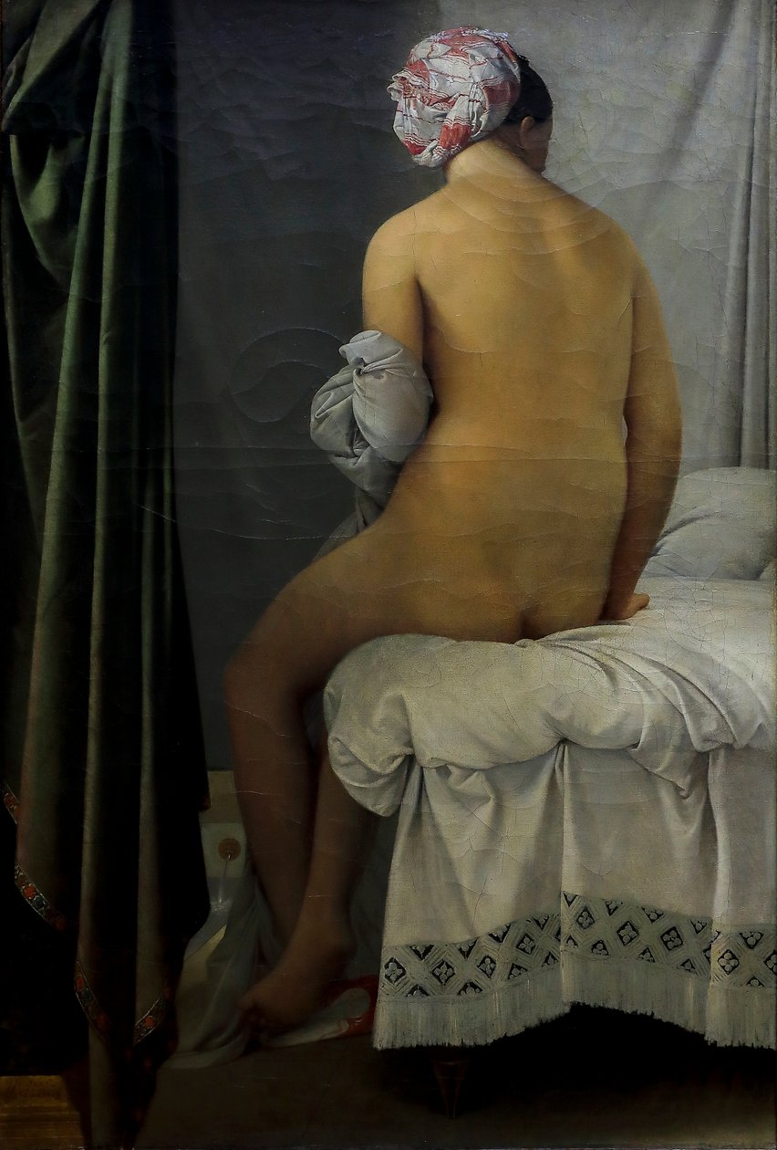 Kąpiący się (Kąpiący się z Valpiçon) autorstwa Jean Auguste Dominique Ingres