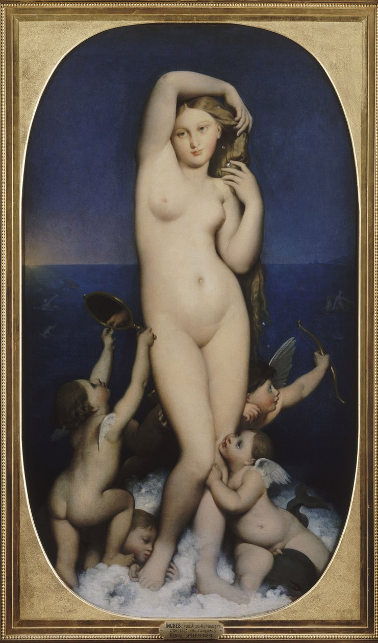 Wenus Anadyomene autorstwa Jean Auguste Dominique Ingres