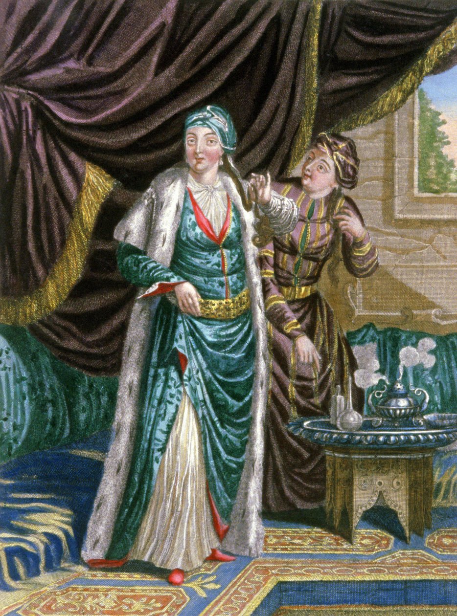 Sułtana Assaki autorstwa Jean Baptiste (after) Vanmour