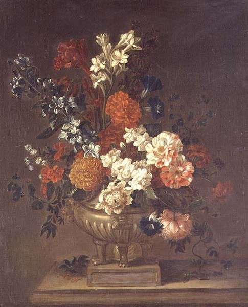 Martwa natura, mieszane kwiaty autorstwa Jean Baptiste (follower of) Monnoyer