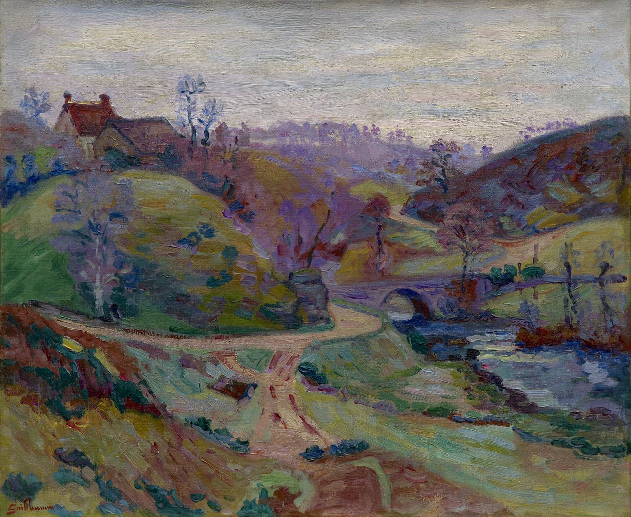 Crozant, Pont Charraud, 1903 autorstwa Jean Baptiste Armand Guillaumin