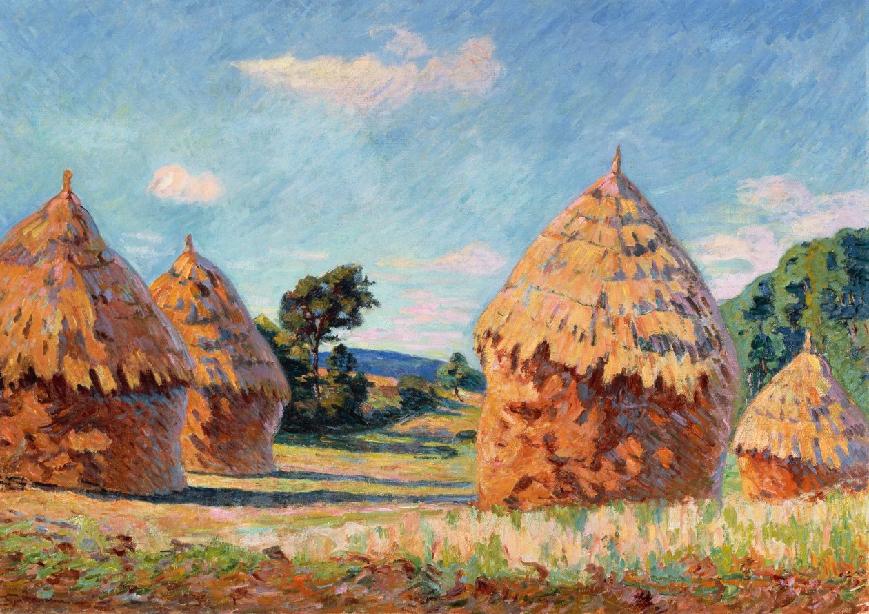 Stogi siana, ok. 1886 r. autorstwa Jean Baptiste Armand Guillaumin