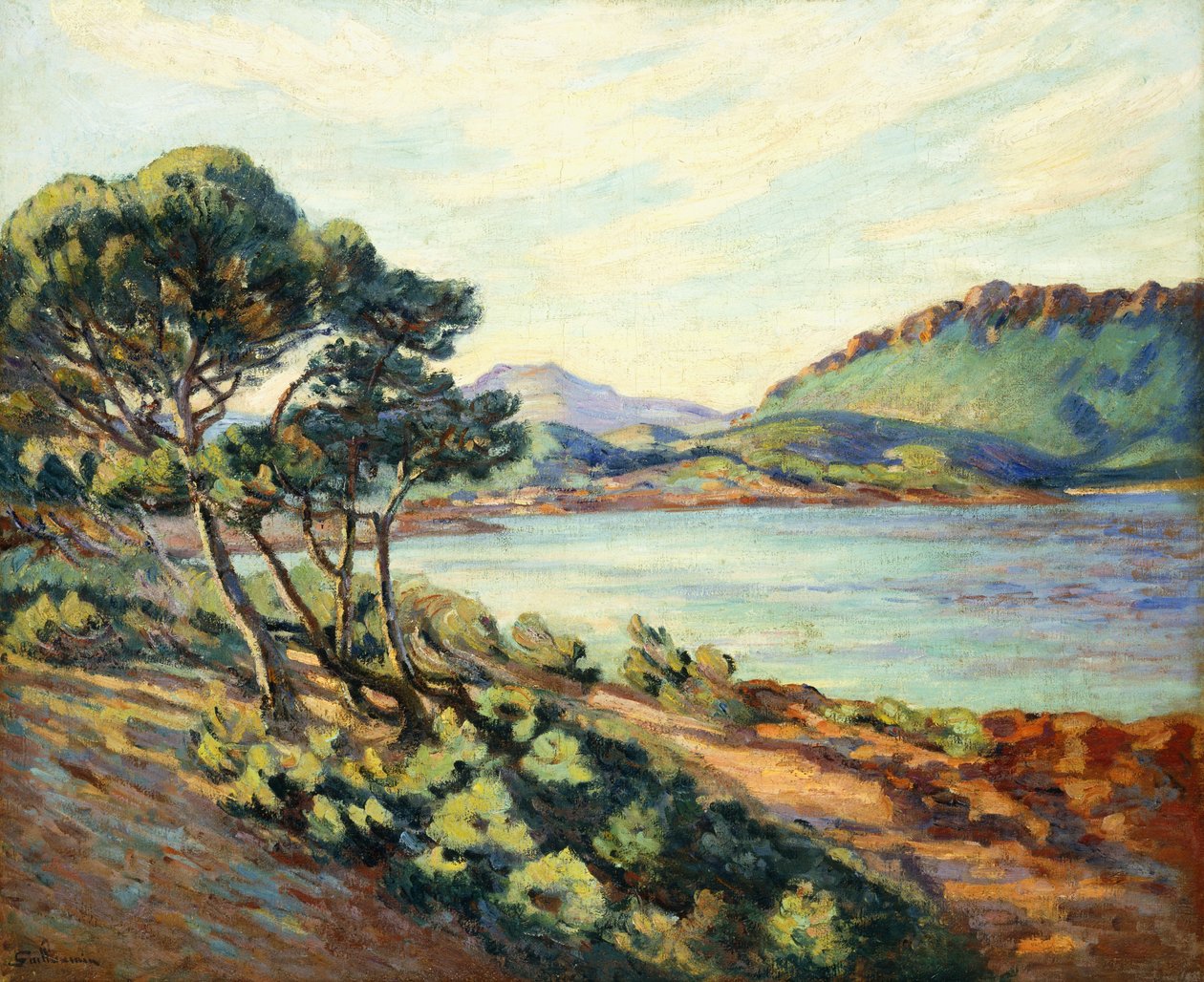 La Baie d „Agay, c.1910 autorstwa Jean Baptiste Armand Guillaumin