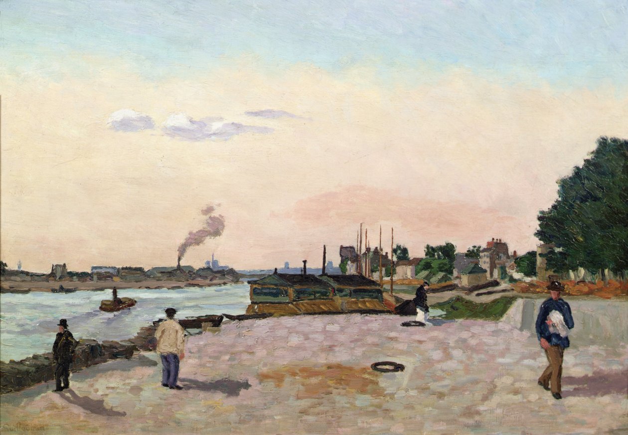 Vue z Bercy, Paryż autorstwa Jean Baptiste Armand Guillaumin