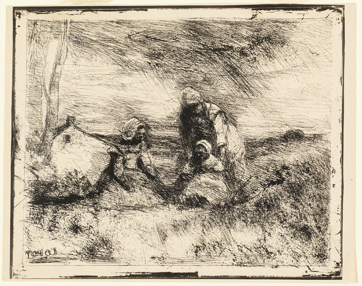 Młodsza siostra autorstwa Jean Baptiste Camille Corot