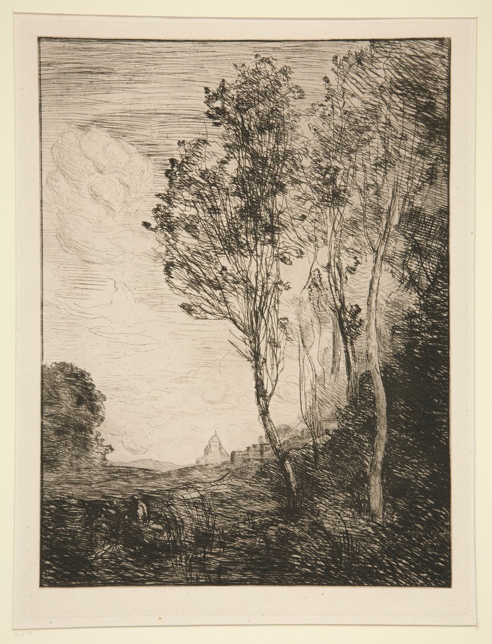 pamięć o autorstwa Jean Baptiste Camille Corot