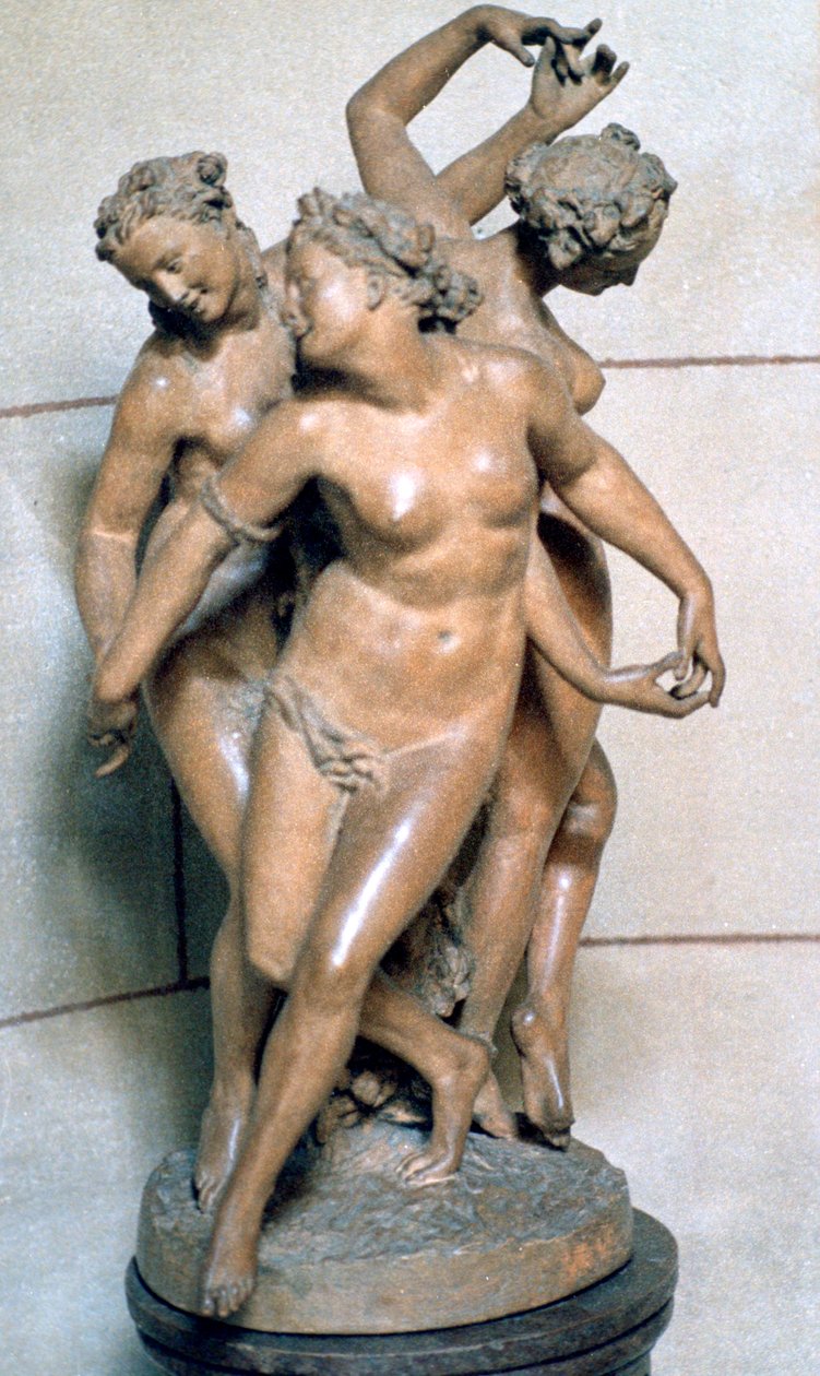 Trzy Gracje, c1847-1875 autorstwa Jean Baptiste Carpeaux