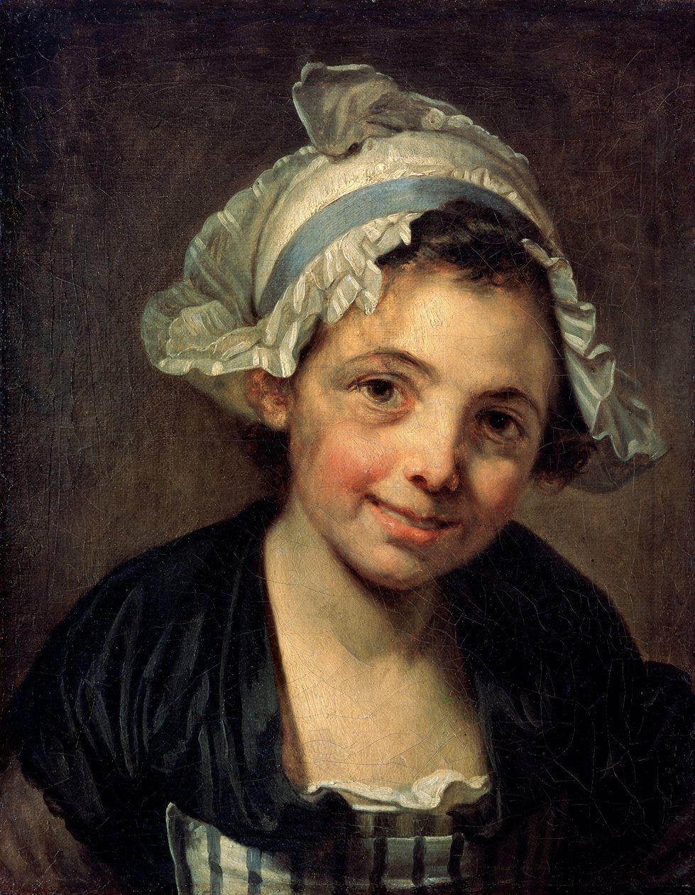 Dziewczyna w masce, 1760 autorstwa Jean Baptiste Greuze