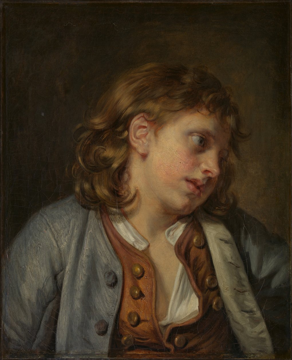 Głowa młodego chłopca, 1763. autorstwa Jean Baptiste Greuze