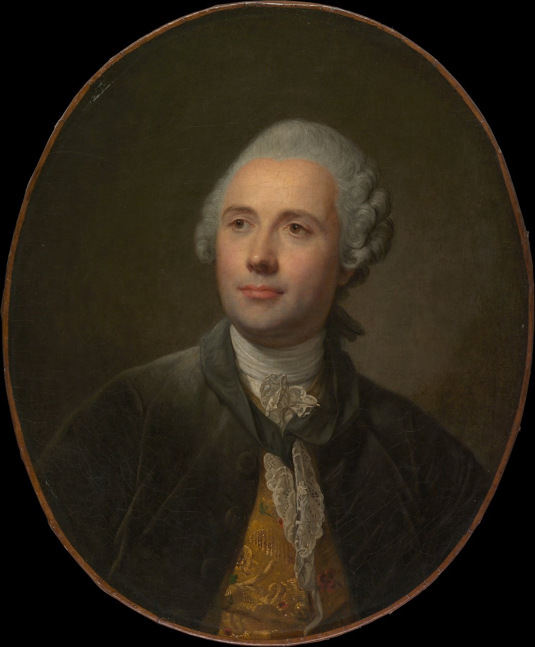 Jean Jacques Caffiéri 1725-1792, ca. 1765. autorstwa Jean Baptiste Greuze