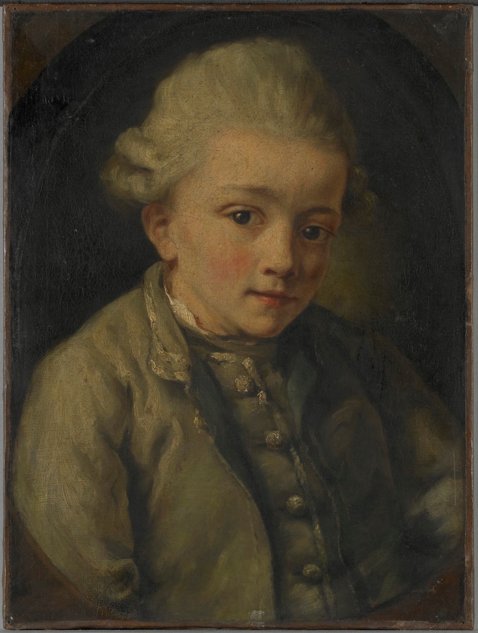 Mozart autorstwa Jean Baptiste Greuze
