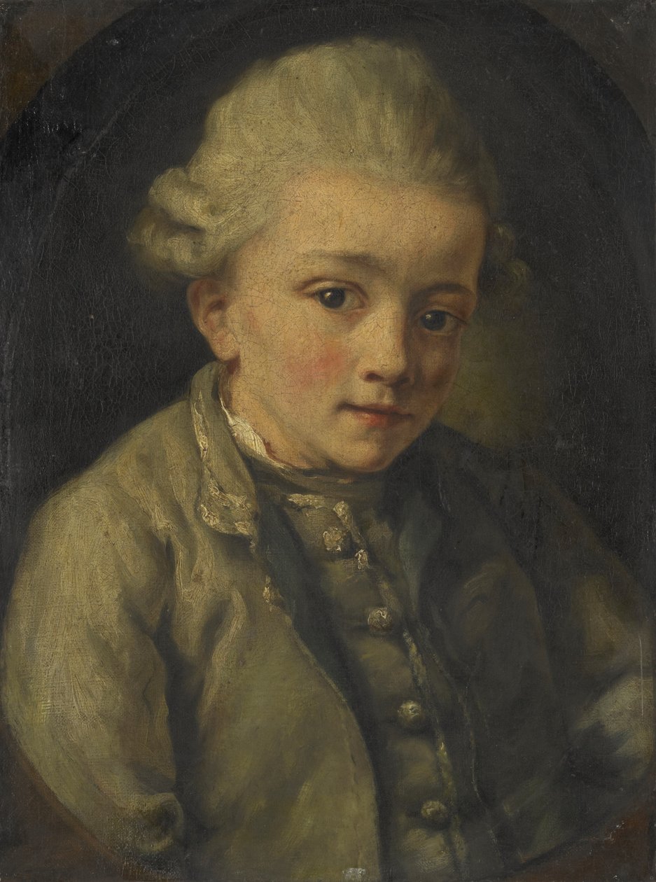 Mozart, 1763-64 autorstwa Jean Baptiste Greuze