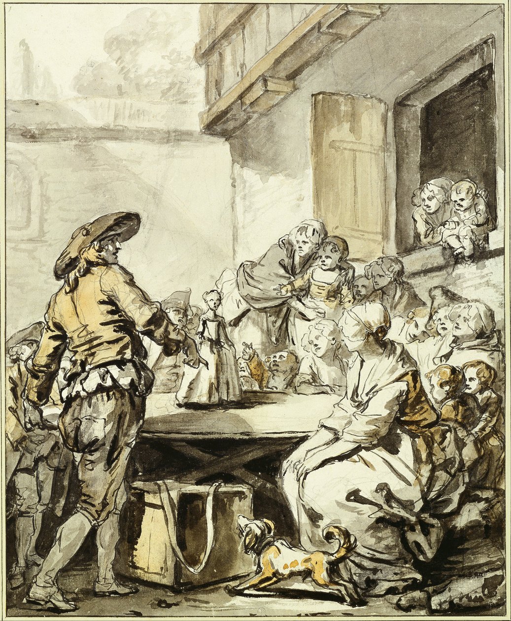 Savoyard z tańczącą lalką autorstwa Jean Baptiste Greuze