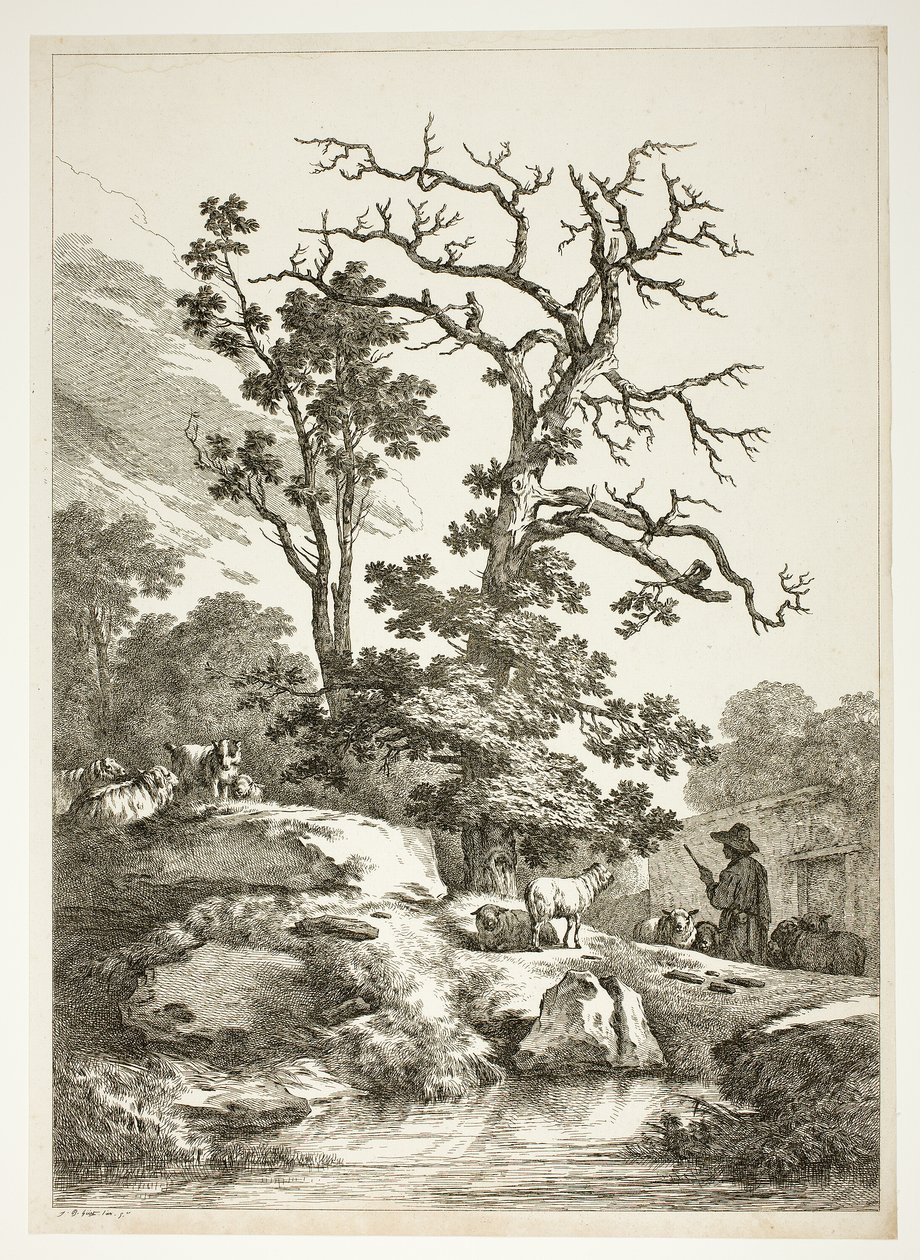 Scena bukoliczna autorstwa Jean Baptiste Huet