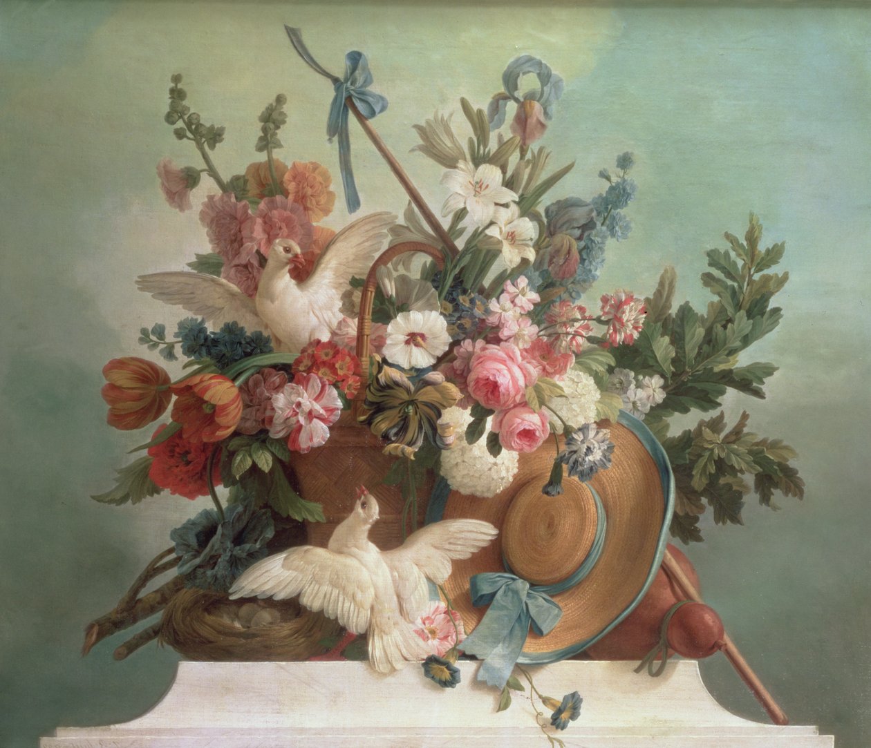 Pokój, 1790 r. autorstwa Jean Baptiste Huet