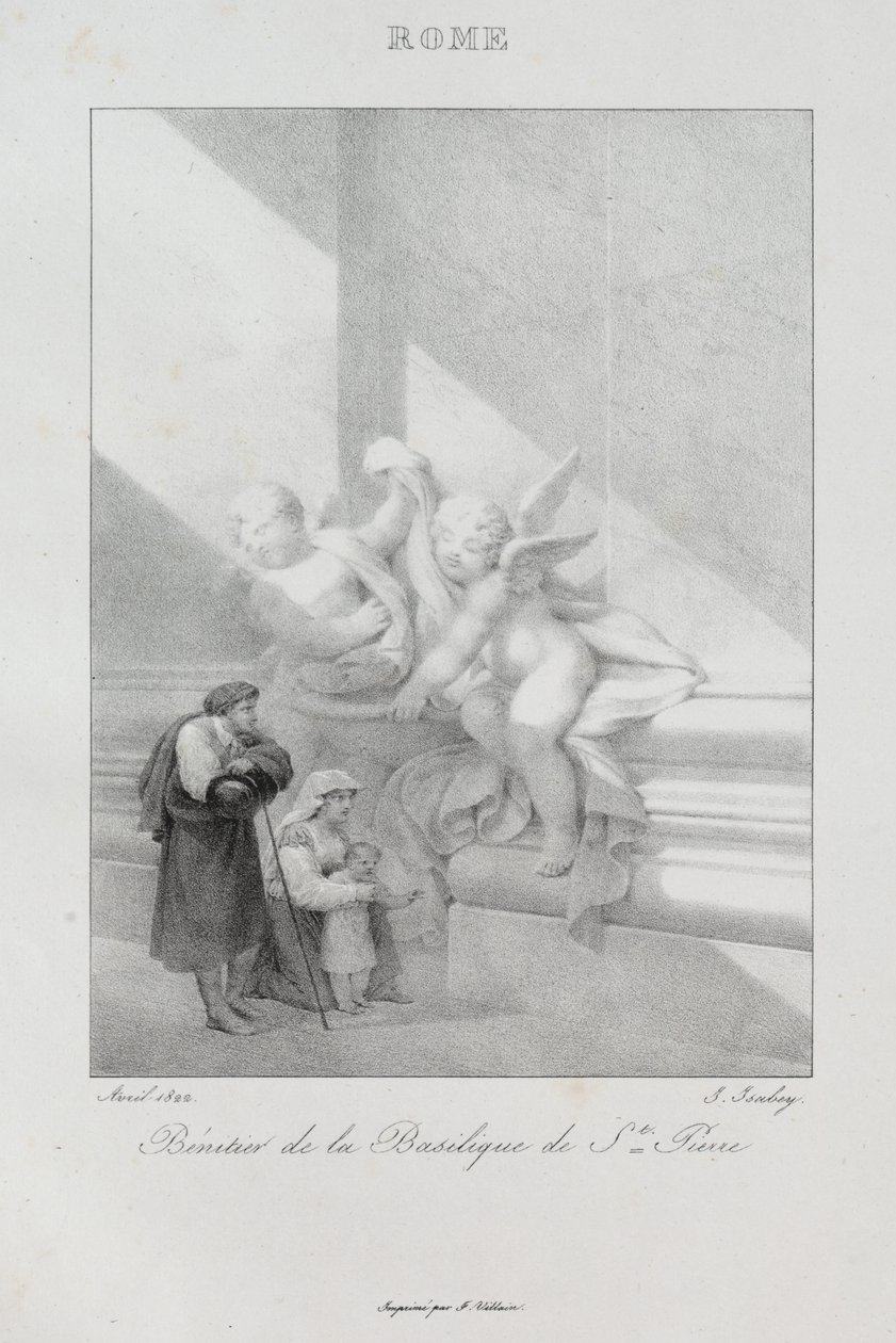Wyjazd do Włoch w 1822 r. autorstwa Jean Baptiste Isabey