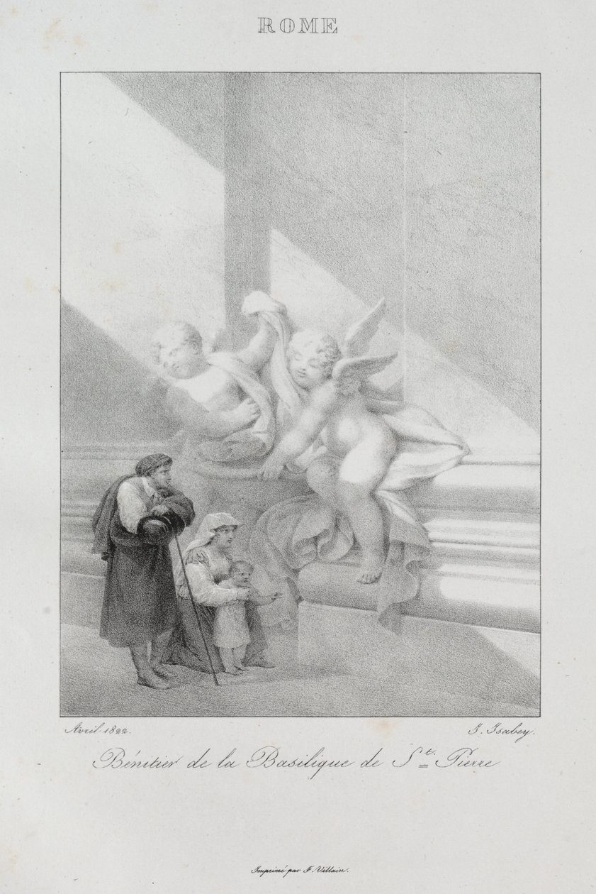 Wyjazd do Włoch w 1822 r. autorstwa Jean Baptiste Isabey