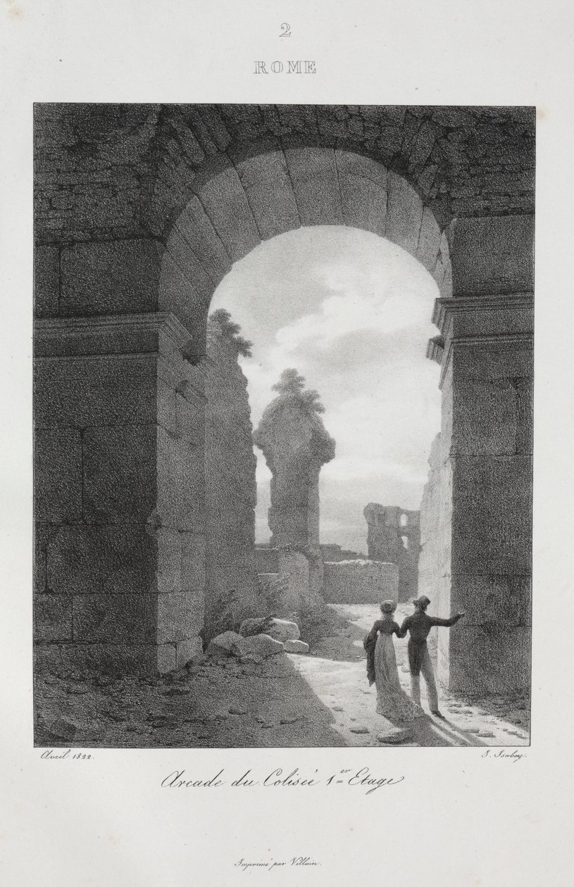 Wyjazd do Włoch w 1822 r. autorstwa Jean Baptiste Isabey