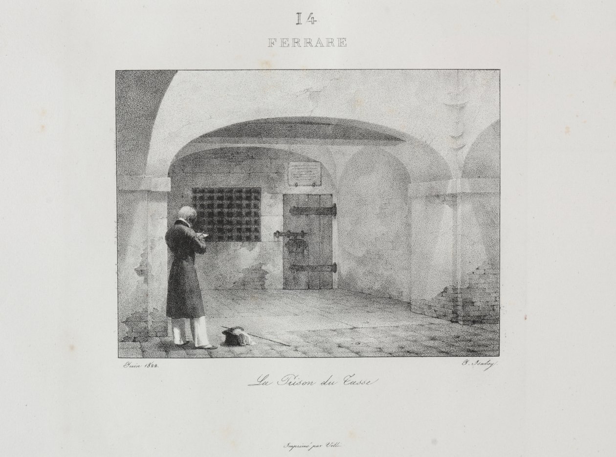 Wyjazd do Włoch w 1822 r. autorstwa Jean Baptiste Isabey