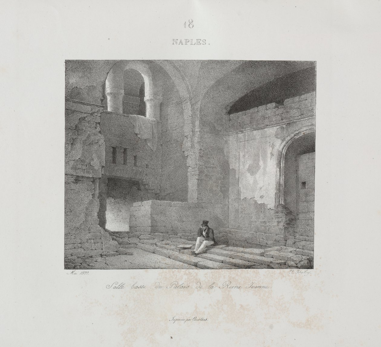 Wyjazd do Włoch w 1822 r. autorstwa Jean Baptiste Isabey