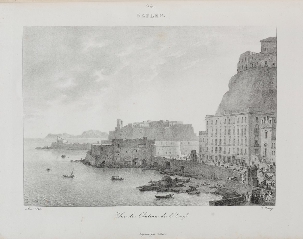 Wyjazd do Włoch w 1822 r. autorstwa Jean Baptiste Isabey