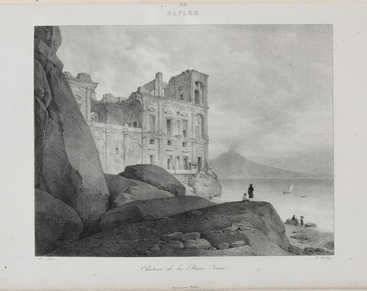Wyjazd do Włoch w 1822 r. autorstwa Jean Baptiste Isabey