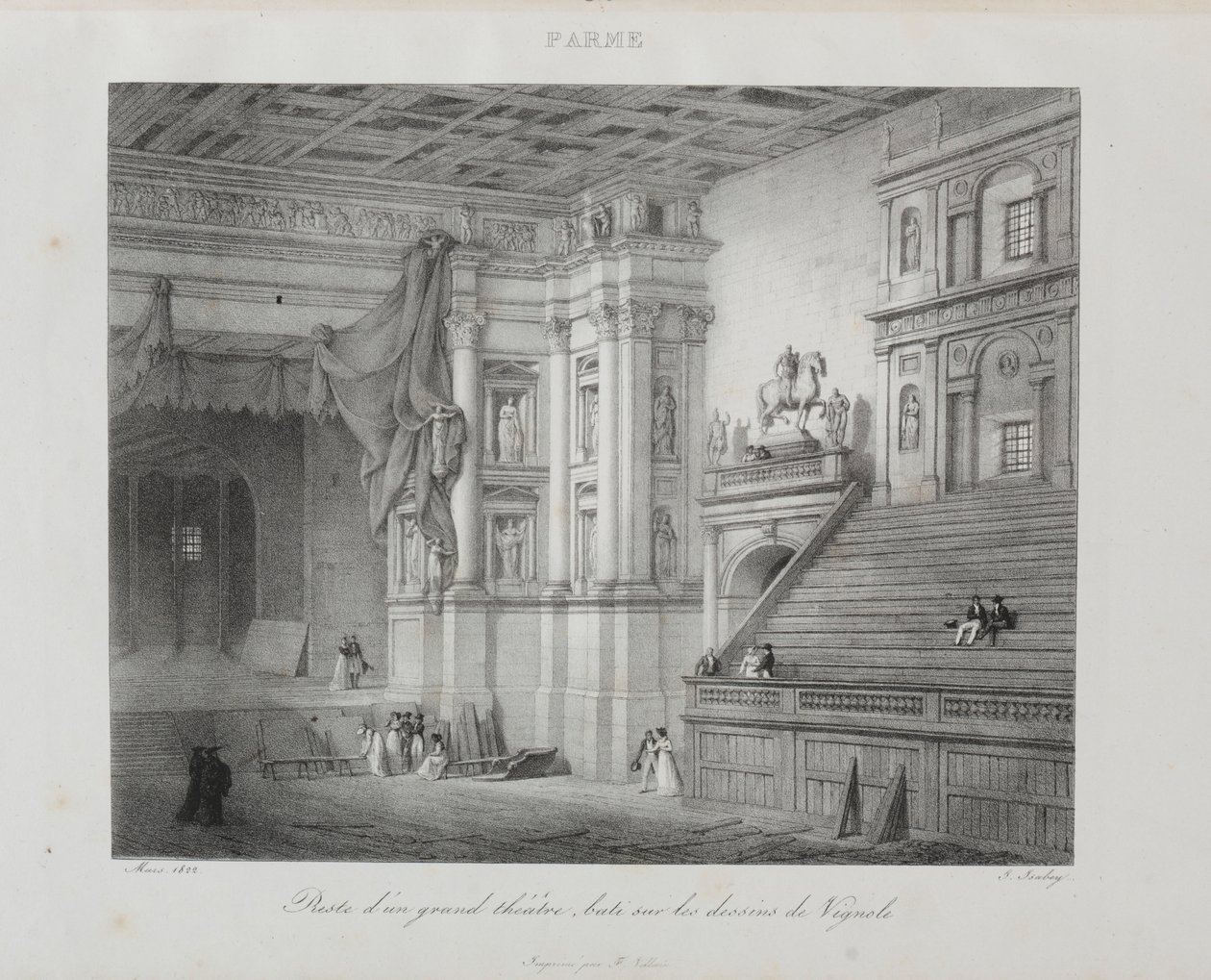 Wyjazd do Włoch w latach 1822, 1833. autorstwa Jean Baptiste Isabey