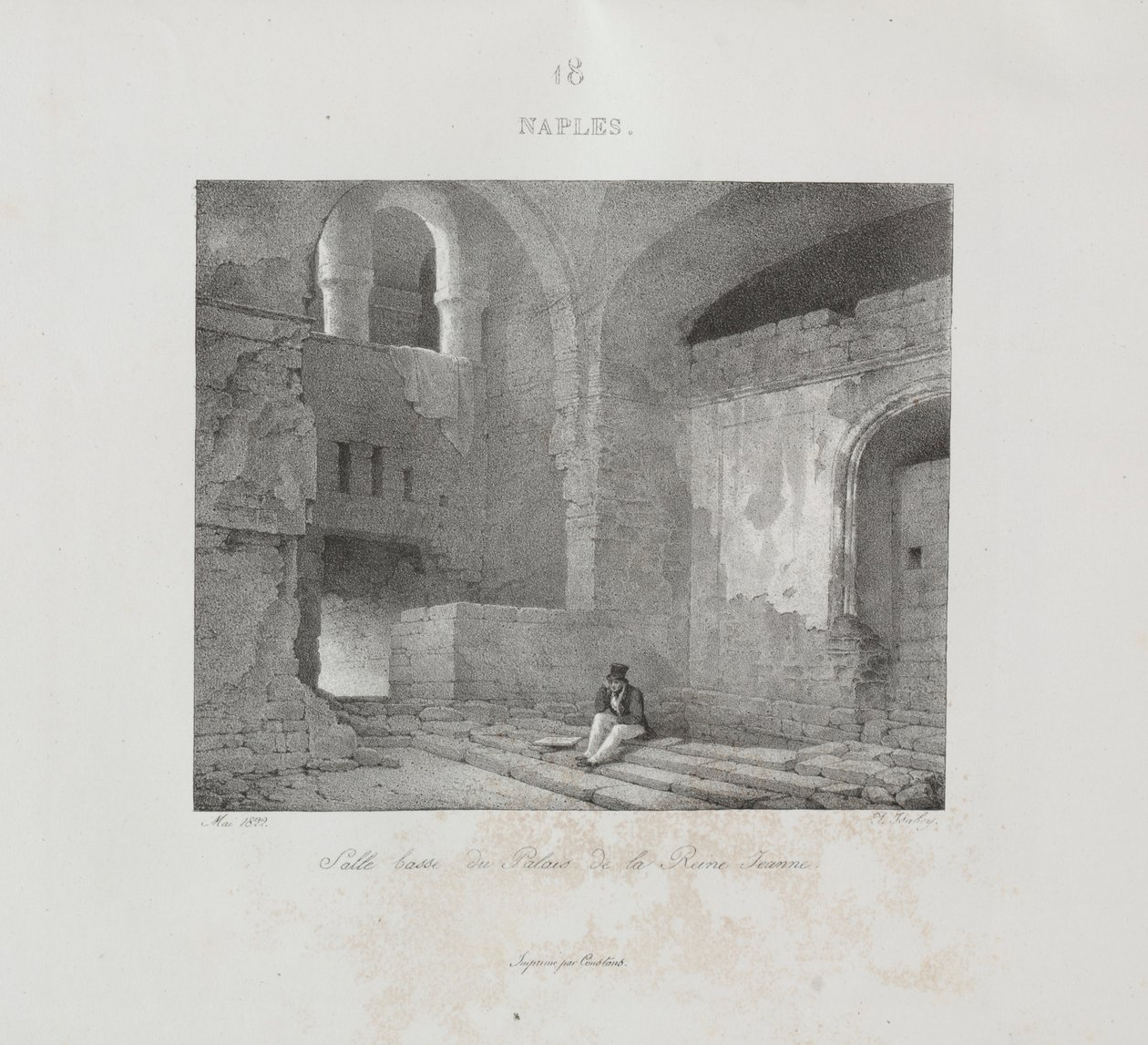 Wyjazd do Włoch w latach 1822, 1833. autorstwa Jean Baptiste Isabey