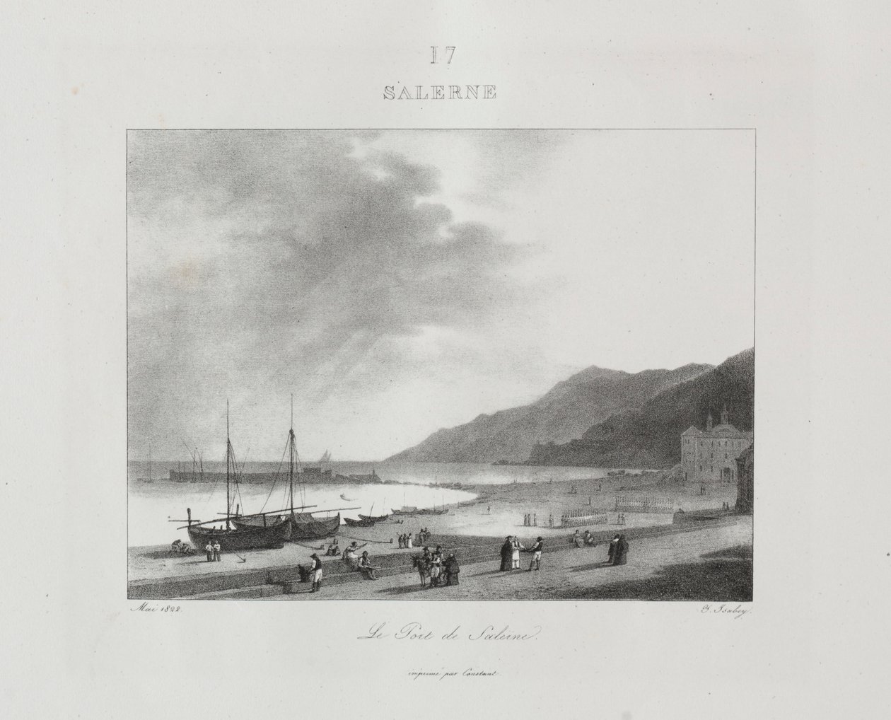 Wyjazd do Włoch w latach 1822, 1833. autorstwa Jean Baptiste Isabey
