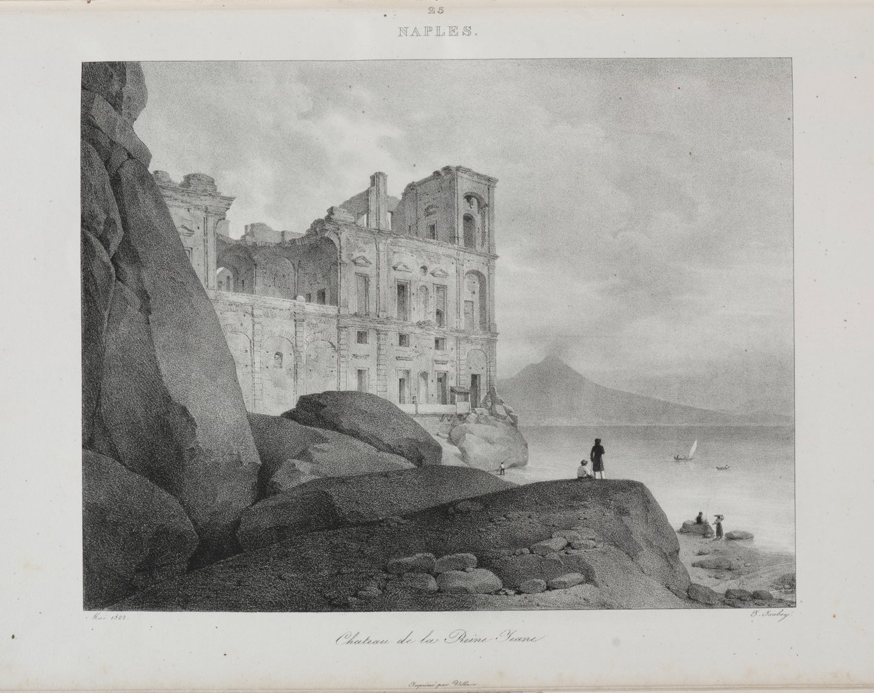 Wyjazd do Włoch w latach 1822, 1833. autorstwa Jean Baptiste Isabey