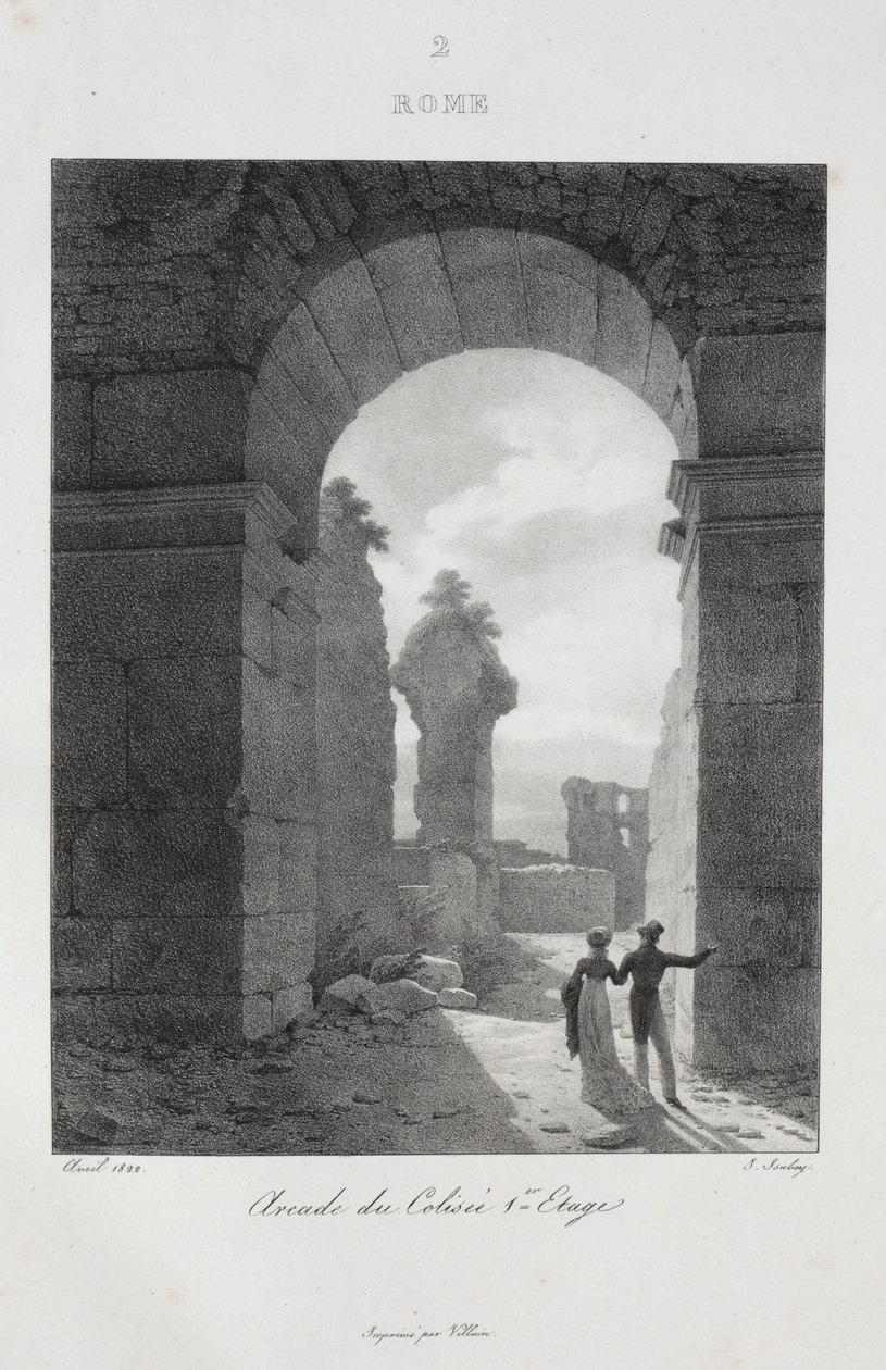 Wyjazd do Włoch w latach 1822, 1833. autorstwa Jean Baptiste Isabey