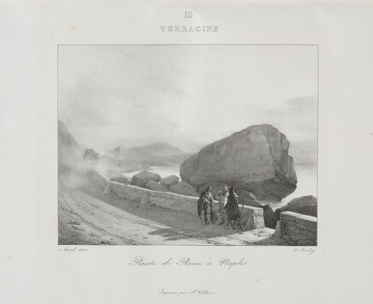 Wyjazd do Włoch w latach 1822, 1833. autorstwa Jean Baptiste Isabey