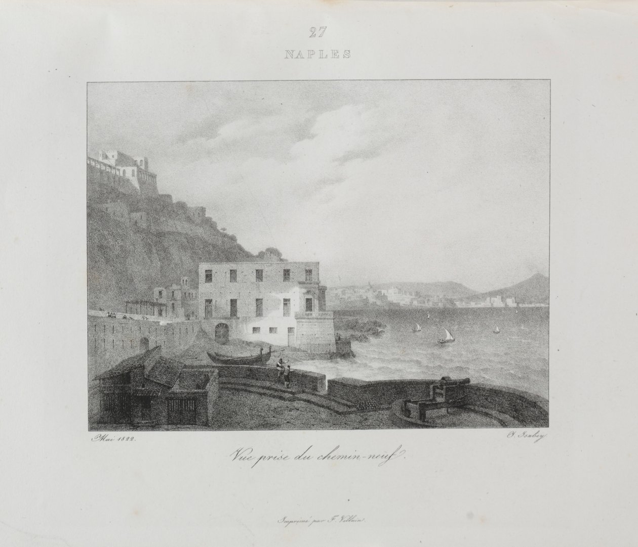 Wyjazd do Włoch w latach 1822, 1833. autorstwa Jean Baptiste Isabey